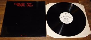 Tony Oxley February Papers Uk Incus British Jazz Lp 1977