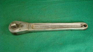 Vintage Snap - On Usa No.  71n 1/2 " Drive Ratchet 9 1/2 " Long W/ Oil Hole