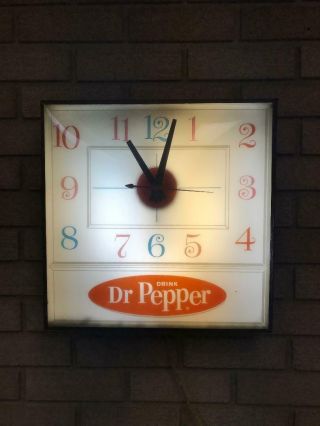 Vintage Dr.  Pepper Pam Clock