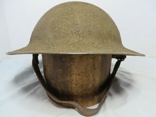 Ww1 Us Army Brodie M1917 Helmet With Liner And Chin Strap Nos Not Issued