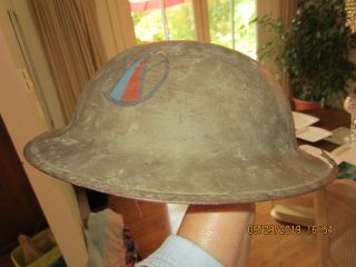 Ww1 British Brodie Helmet,  Stamped Fks 6 Inside Authentic Ww1