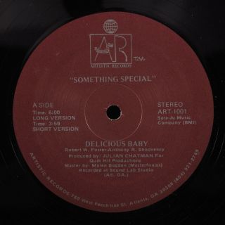 Delicious Baby Something Special Artistic 12 " Vg,  /nm Hear