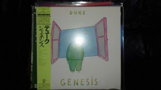 Genesis Duke Album Lp Vinyl Japan Obi Rare