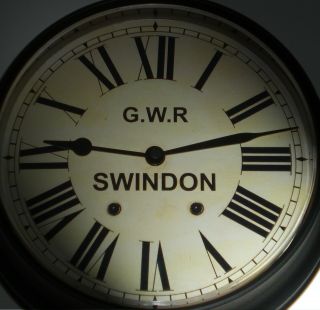 Great Western Railway,  Gwr Victorian Style Waiting Room Clock,  Swindon Station.
