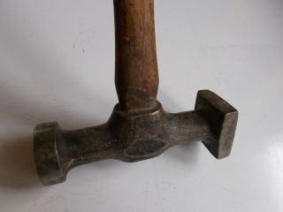 VINTAGE PEXTO / P.  S.  AND W.  CO AUTO BODY DENT REPAIR METAL SHAPING HAMMER TOOL 3