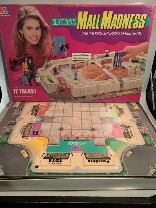 Vintage Mall Madness Electronic Game (1989) Milton Bradley Perfect