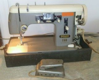 Pfaff 139 Vintage Sewing Machine - Heavy Duty High Shank 3 Layers Leather W/case