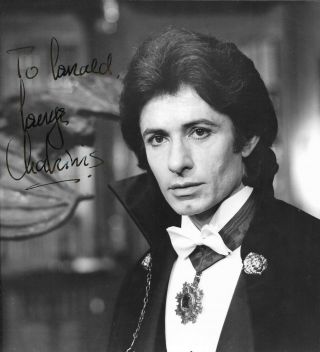 George Chakiris In The Passion Of Dracula (1978) Hand - Signed 8.  5”x7.  75” Portrait