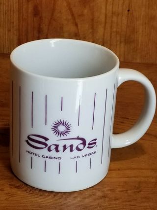 Vintage Las Vegas Sands Hotel & Casino Ceramic Coffee Mug Cup