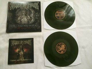 Cradle Of Filth - Dusk.  And Her Embrace - The Sin - 2 X Green Vinyl Ltd L.  P