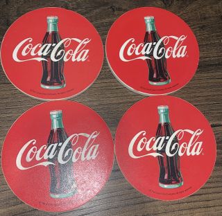 4 Coca - Cola Coasters