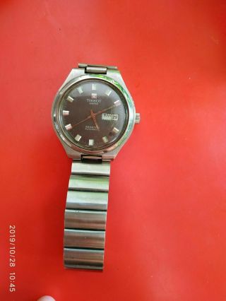 Vintage Tissot 46662 - 4 Seastar Automatic Steel Mens Watch.  Cal.  2571
