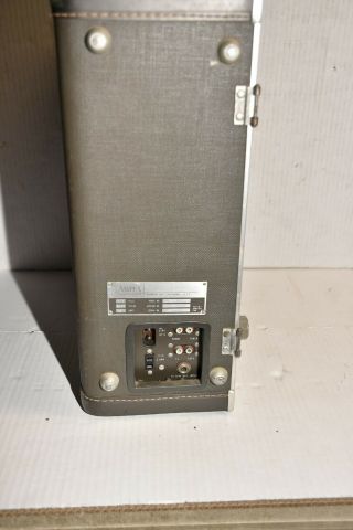 Vintage Ampex model 692 Tube MONO BLOCK amplifier with JBL Speaker and CASE 2