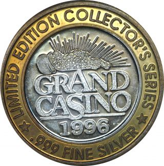 1997 Grand Casino Kevin Daniel Collector Series Silver Raccoon 2