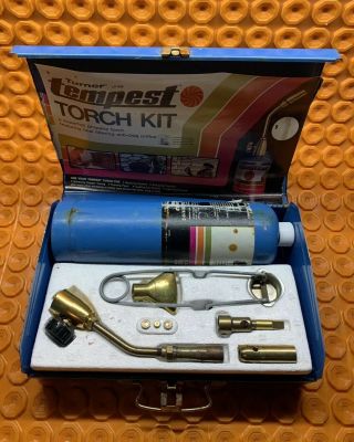 Vintage Turner Tempest 7 - Piece Torch Kit Propane Lp - 999