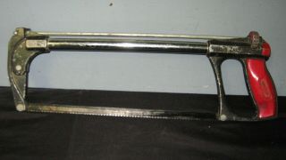 Vintage Adjustable Craftsman Sears Roebuck & Co.  Hacksaw Model 93559 Made In Usa