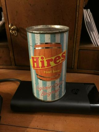 Hires Root Beer Flat Top Soda Can Vintage Can