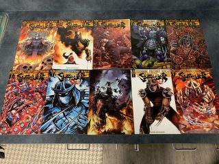 Idw Tmnt : Shredder In Hell Issue 1 : 10 Covers Bundle