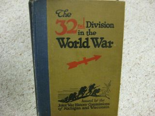Wwi 32nd Division Unit Book - Hand Written Soldier Diary & Newspaper Clippings