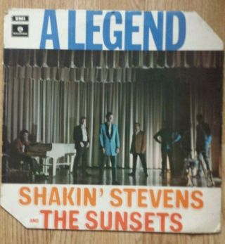 Rare A Legend Shakin Stevens And The Sunsets 1970 Lp Produced By Dave Edmunds