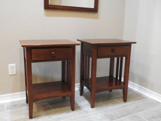 Ethan Allen American Impressions Nightstands Solid Cherry Two (2)