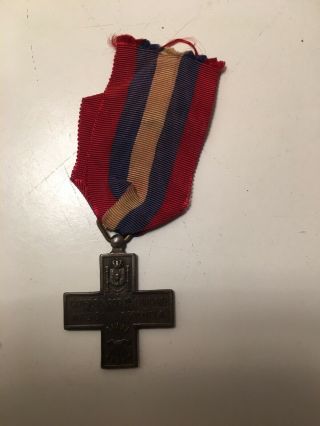 1936 - 39 Italian Volunteers Spanish Civil War Campaign Commemorative Cross Medal