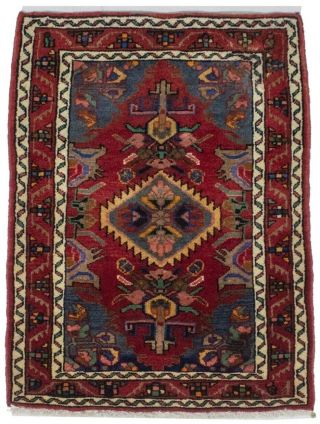 Handmade Small Size Vintage Tribal 2x3 Hamedan Rug Oriental Home Decor Carpet