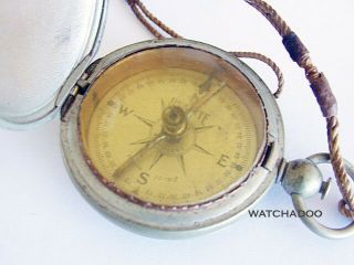 Wwi Us Military Army Engineer Pocket Compass Usanite 1918 By Taylor Of Rochester