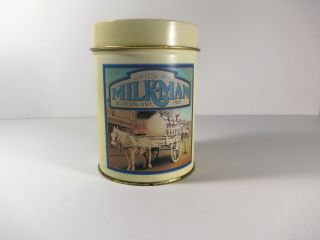 Vintage Maxwell House Coffee/cookie Tin " The Milkman Delivering Since 1925 "