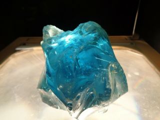 Andara Crystal Glass 750 Grams Ocean Blue F1 Monatomic