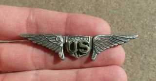 Ww1 Us Army Air Service Pilot Wing Sterling