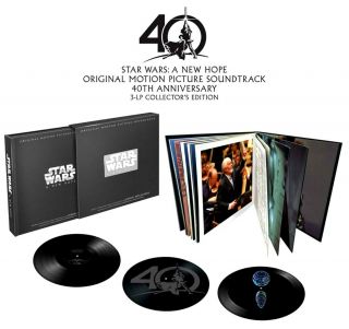 Star Wars Episode Iv 4 A Hope 3lp Vinyl 3d Hologram Movie Soundtrack Box Set