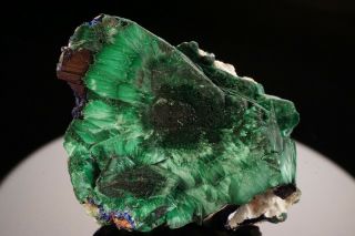 RARE OLD Otavite with Malachite after Azurite Crystal TSUMEB,  NAMIBIA 3
