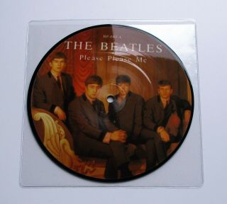 The Beatles - Please Please Me Uk 1983 Parlophone Picture Disc 7 " Single