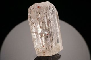 Rare Unique Topaz Crystal With Red Spessartine Garnet Inclusions Brazil
