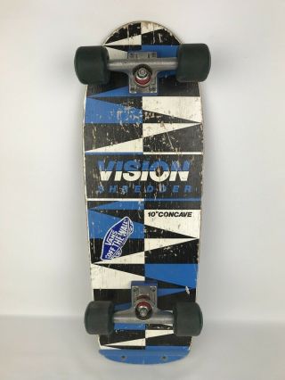 Vision Shredder Skateboard Independent Trucks Sims Street Wheels 10 " Concave 80s