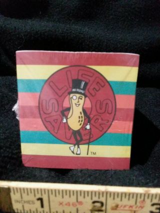Rare Vintage Mr.  Peanut Life Savers Note Paper Still Wrapped 2 3/4 X 2 3/4 In.