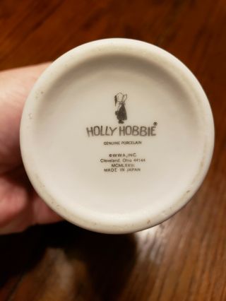 2 Holly Hobbie Porcelain Hurricane Lamp 1976 Japan 3