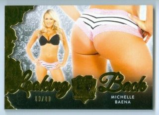 Michelle Baena " Looking Back Card 10/10 " Benchwarmer 25 Years Series 2