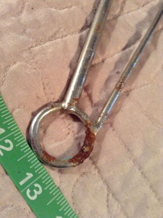 VINTAGE LONG SHANK SNAFFLE HORSE BIT STAINLESS AND COPPER? 2