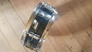 Ludwig Acrolite Snare Drum Black Galaxy 14 X 5.  5 Vintage