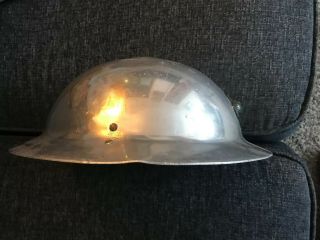Aluminum Parade Helmet Brodie Style WW1 WWI VFW Hat Veterans USMC 3
