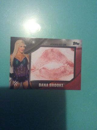 Dana Brooke 2016 Topps Wwe Divas Kiss Card 09/99