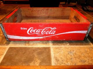 Vintage Coca Cola Coke Wood Crate Box - 19 " X12 " X5 " - 1975