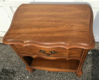 Vintage French Provincial Nightstand or End Table 2