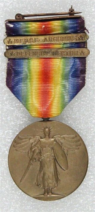 Us Military Medal: World War I Victory W/2 Bars