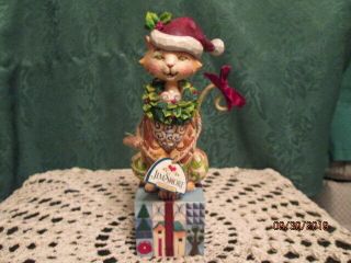 Jim Shore Santa Claws Figurine Christmas Cat Item 4007977 Christmas Holiday