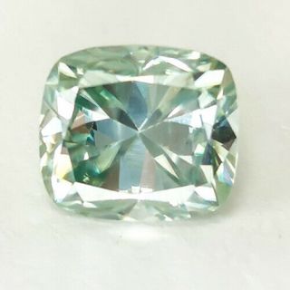2.  27 Cts 7mm Vs1 Cushion Certified Fancy Blue Natural Diamond