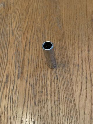 Snap On Tools 10mm Deep Metric 1/4 " Drive Socket,  6 Point,  Part Stmm10