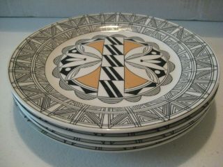 Acoma Pueblo Signed Brenda Charlie Native American Indian Pottery - 8 " Plate